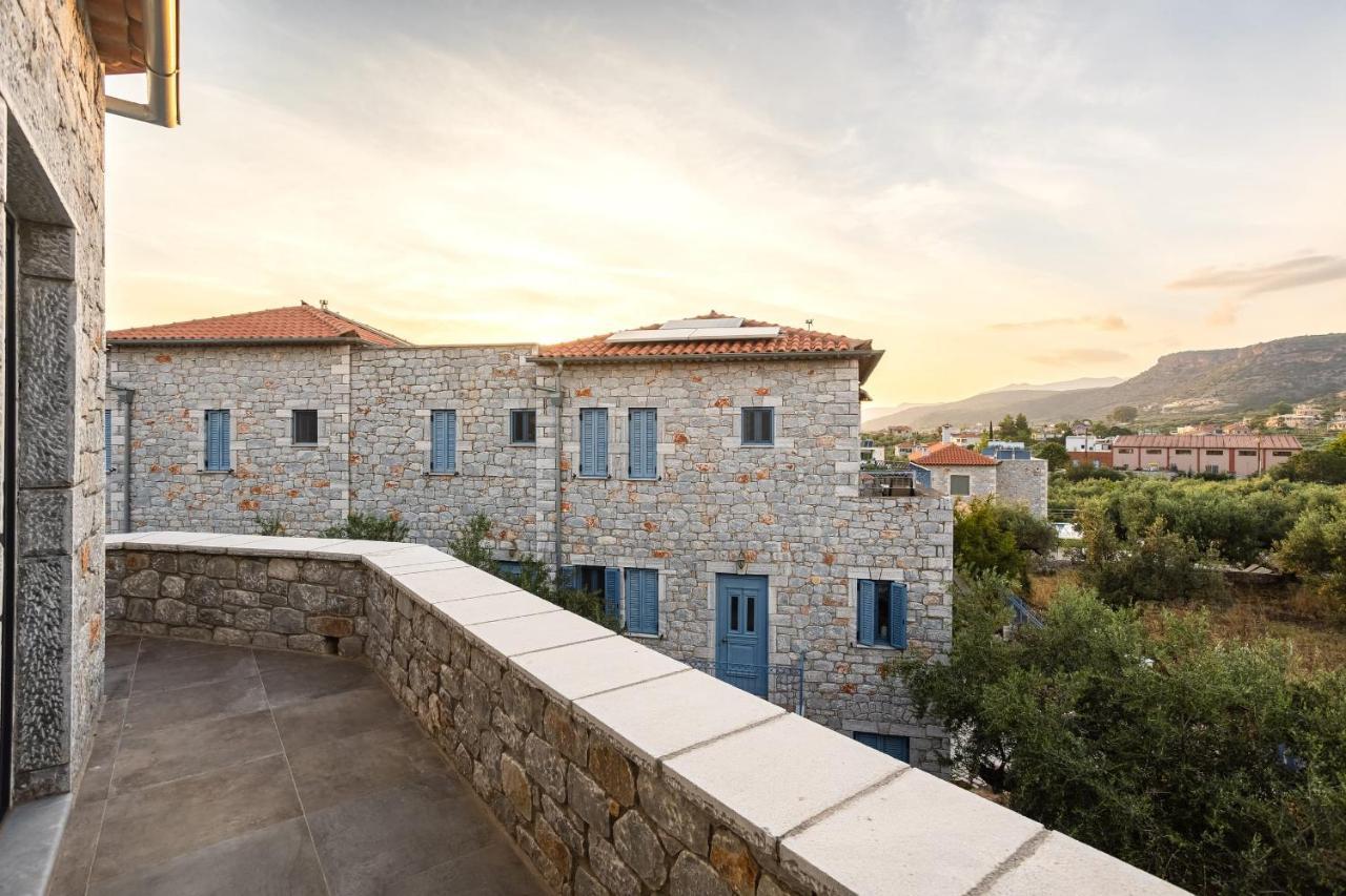 Mani Stone Built Home A Breath Away To The Sea Stoúpa Eksteriør bilde