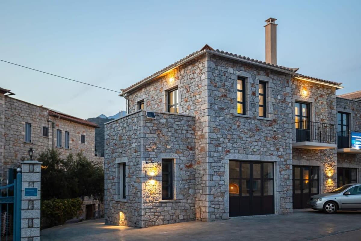 Mani Stone Built Home A Breath Away To The Sea Stoúpa Eksteriør bilde
